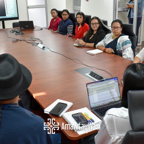 Nuevas autoridades de Amawtay Wasi reafirman compromiso de gestión participativa con los estudiantes