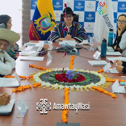 Universidad Amawtay Wasi fortalece lazos de cooperación internacional con la Universidad de Regina (Canadá)